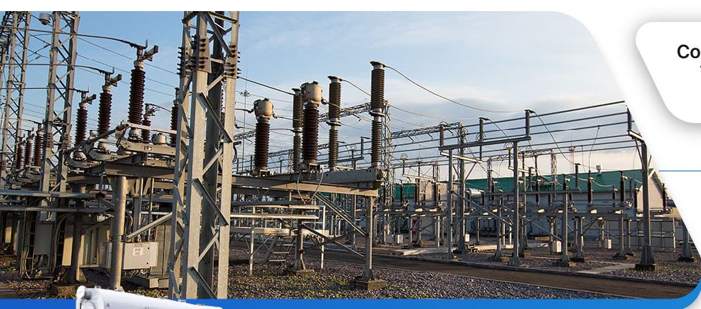 High-voltage switchyard